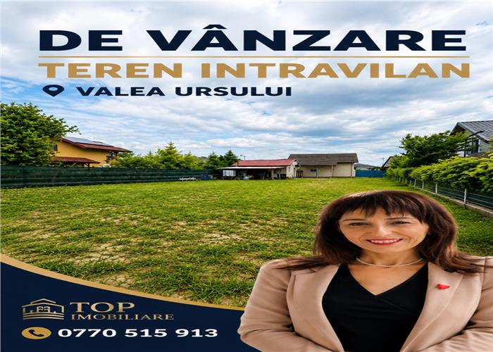 Teren Valea Ursului 606 mp langa Cartier RezidenTial La PAdure